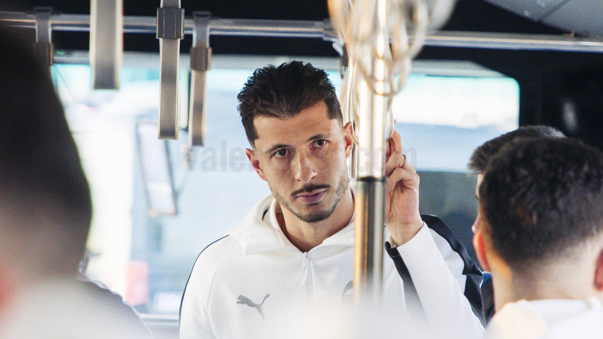 Guido Rodríguez en una convocatoria del Valencia CF