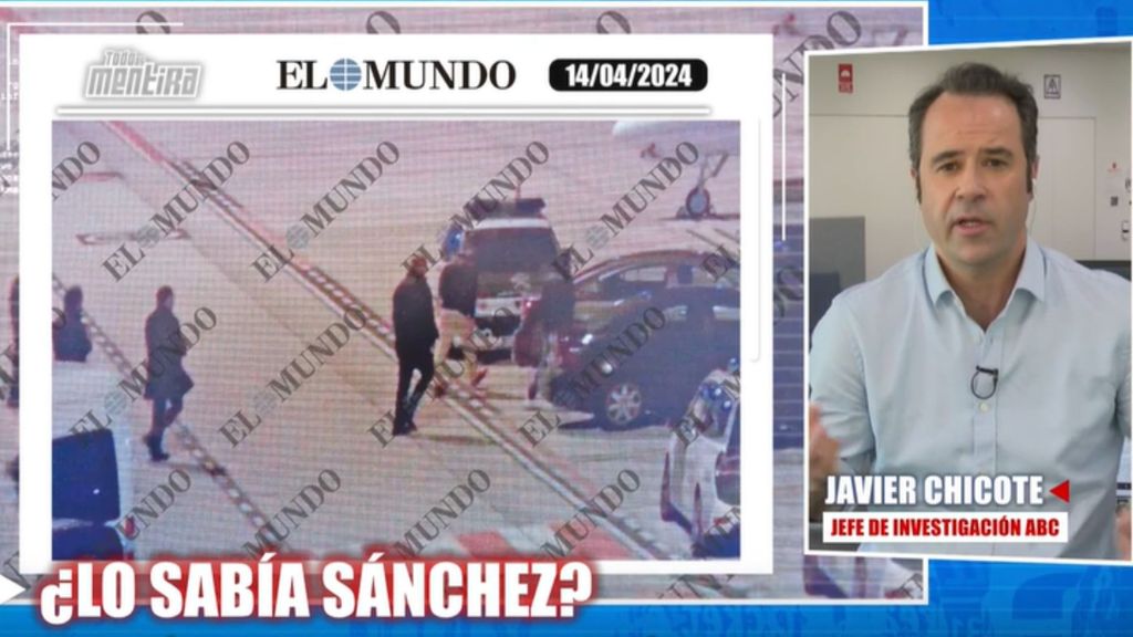 Javier Chicote desvela en 'Todo es mentira' los detalles de la retirada del dispositivo que vigilaba el avión de Delcy Rodríguez