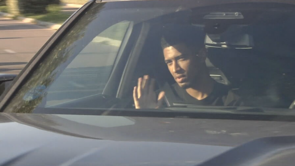 Jude Bellingham entrando en Valdebebas