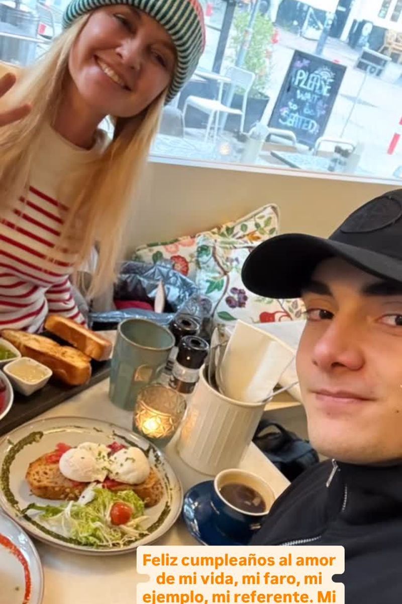 La imagen actual de Leo Ayyashi con la que su madre, Cayetana, muestra cuánto ha crecido