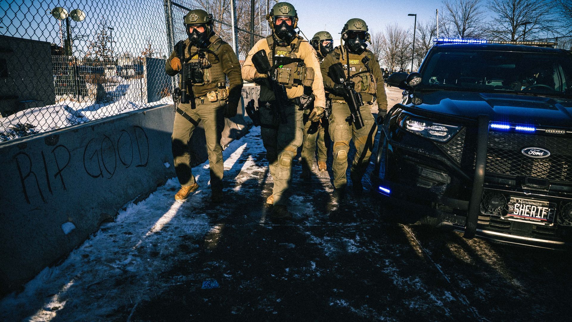 La unidad táctica del sheriff del condado de Hennepin