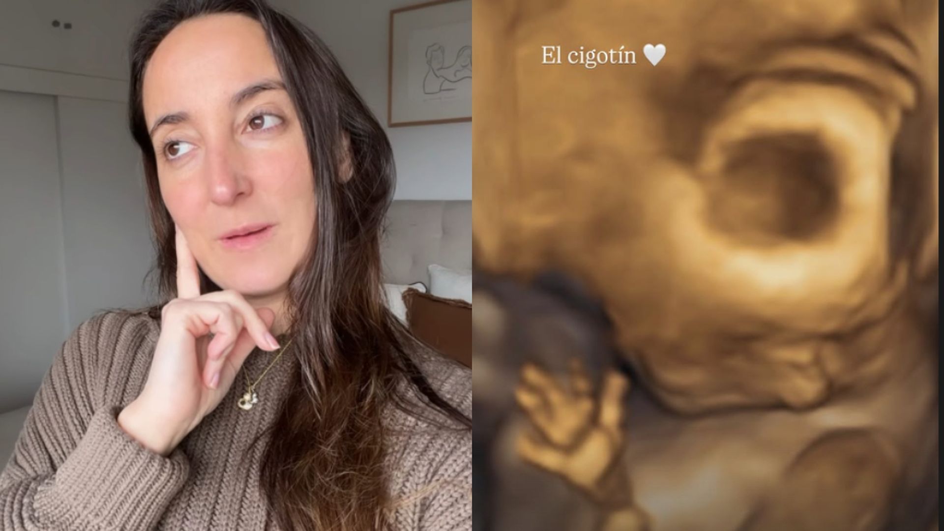 Lucía Pombo da nuevos detalles de su embarazo