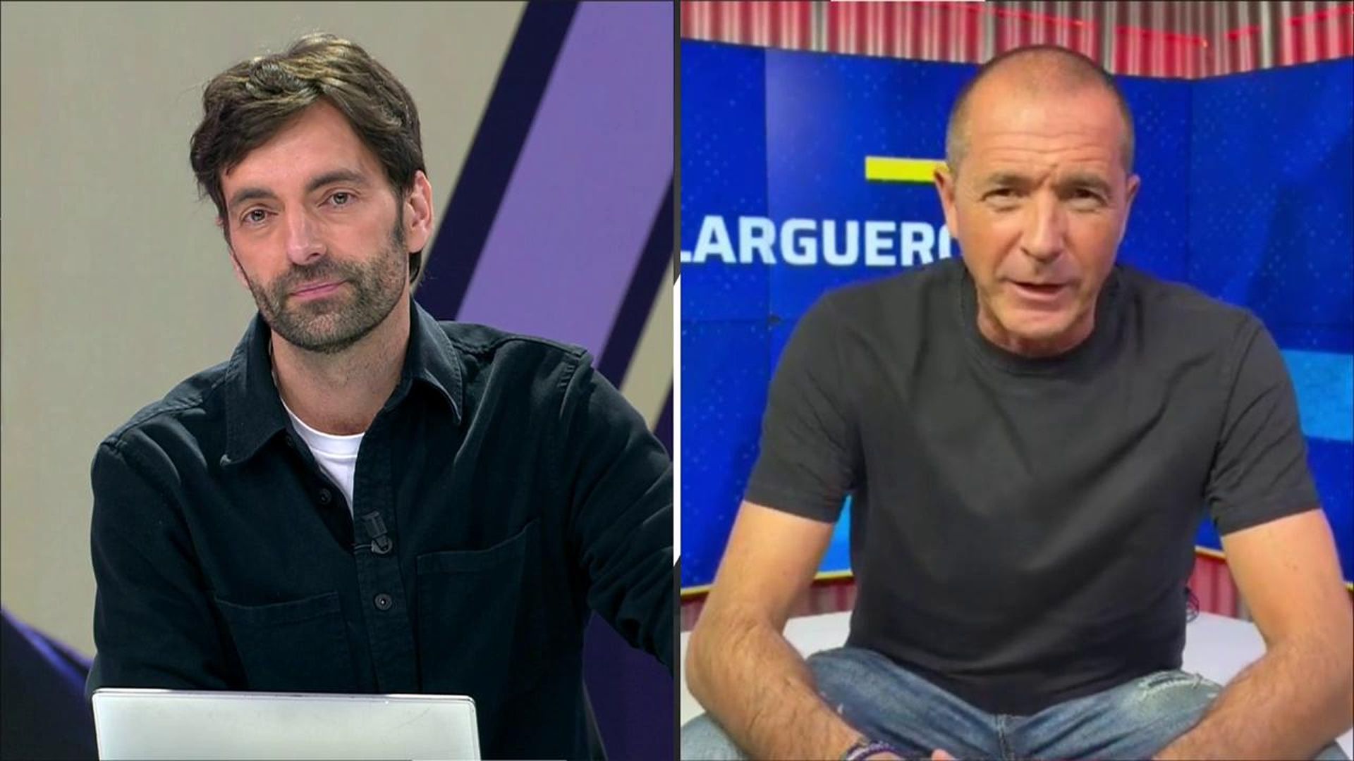 Manu Carreño junto a Ricardo Reyes