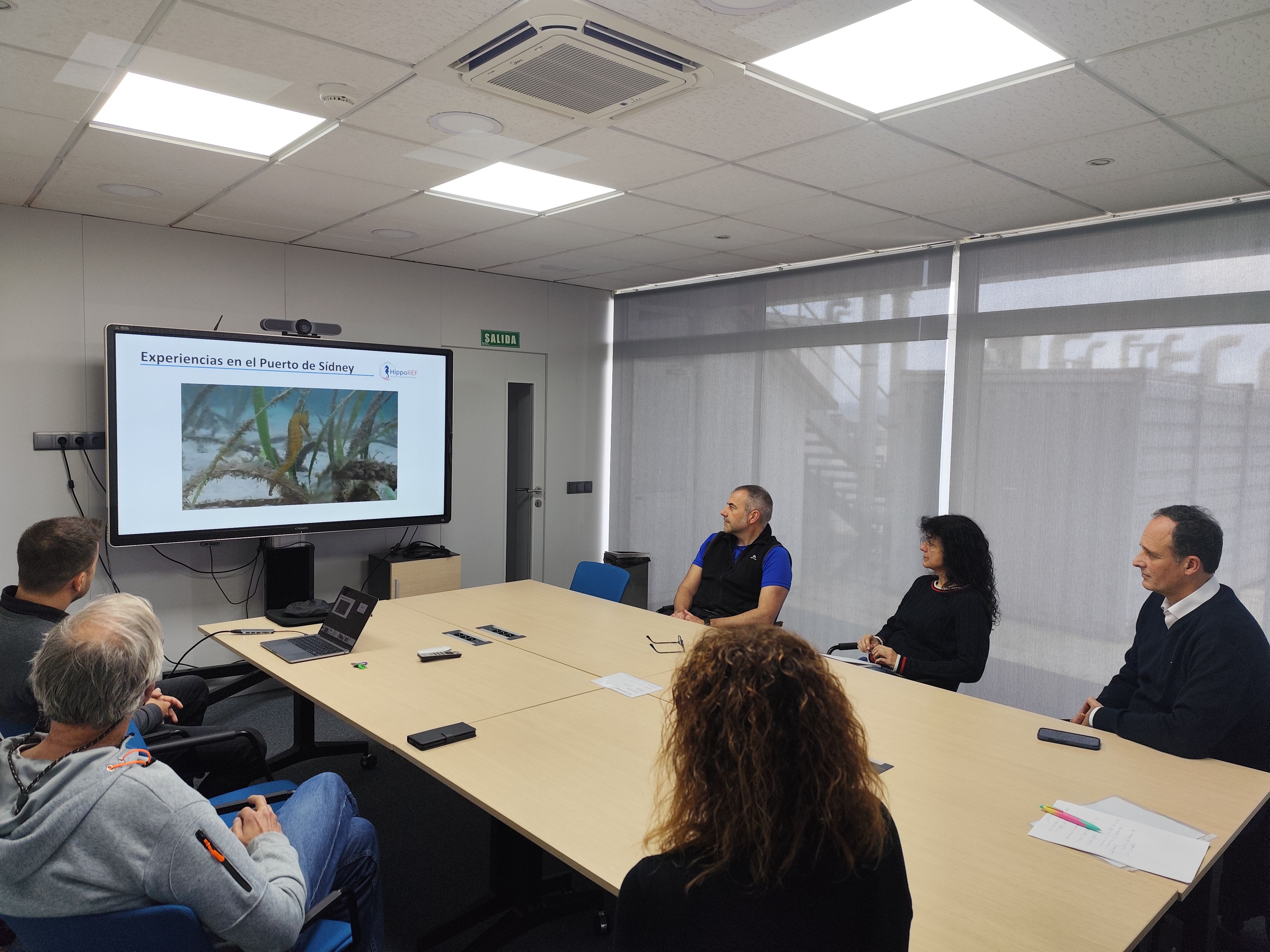 Reunión de trabajo del proyecto entre responsables del puerto de Vigo y del IMM-CSIC