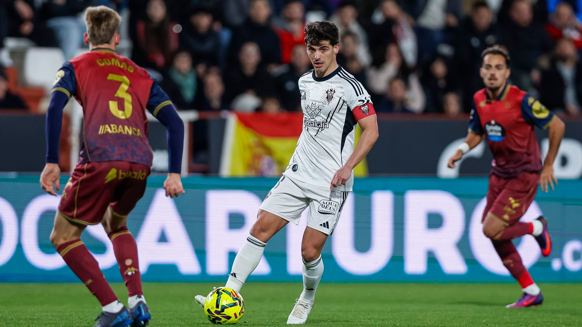 Riki Rodríguez antes de enfrentarse al Dépor