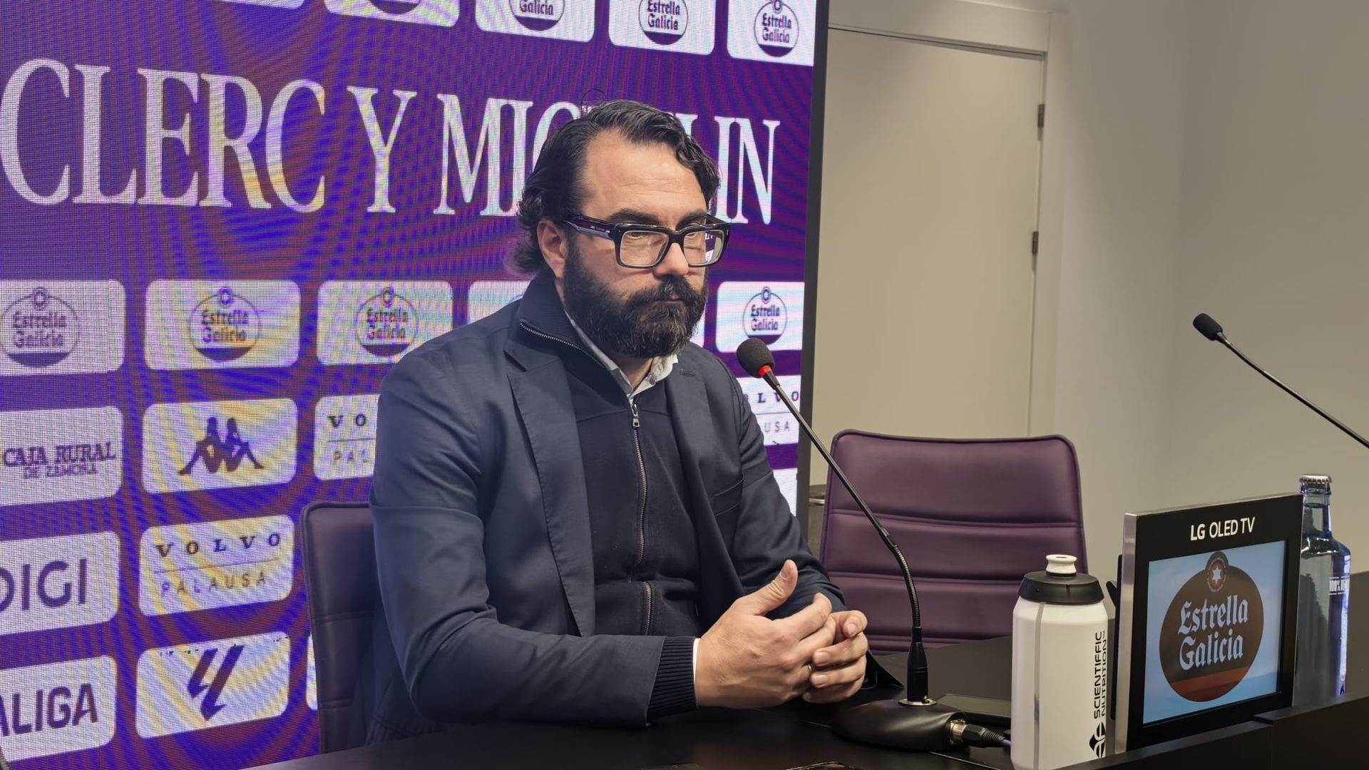 Víctor Orta, en la presentación de Clerc y Michelin. Víctor Orta, en la presentación de Clerc y Michelin.