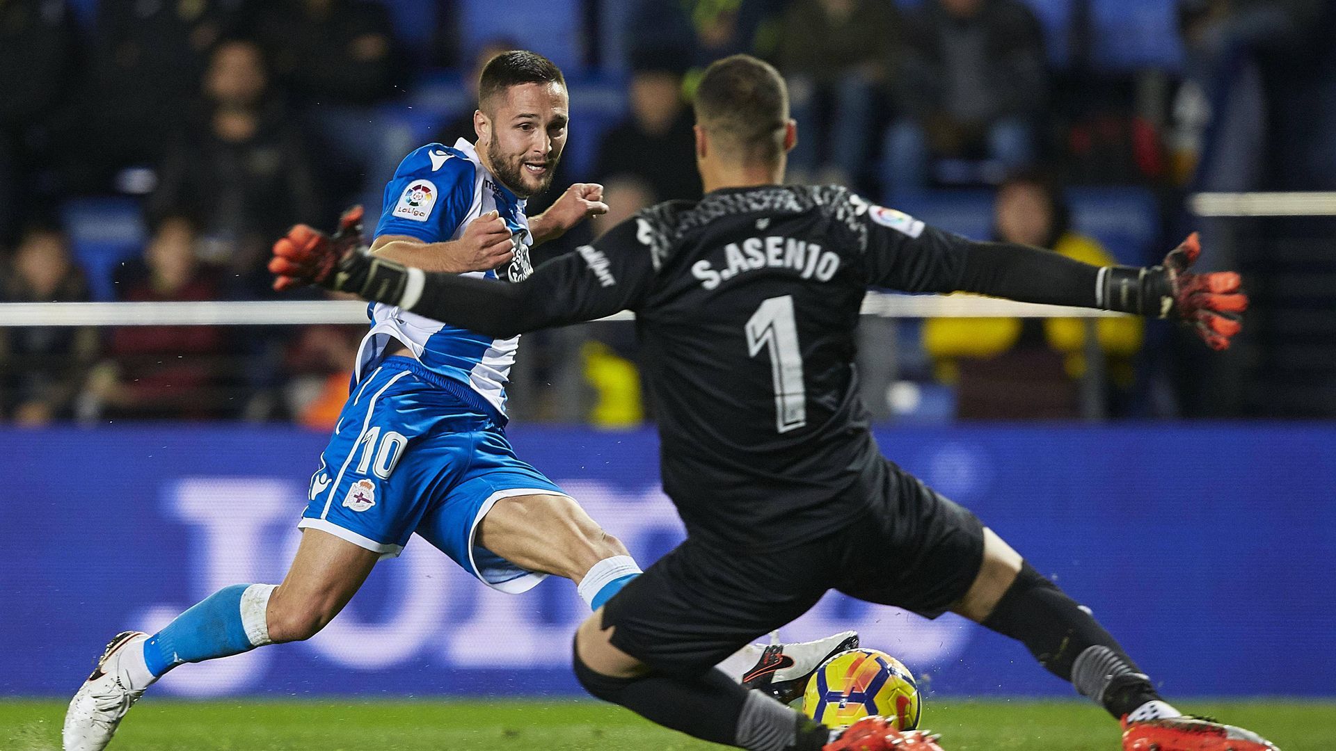 Florin Andone en su etapa en el Dépor