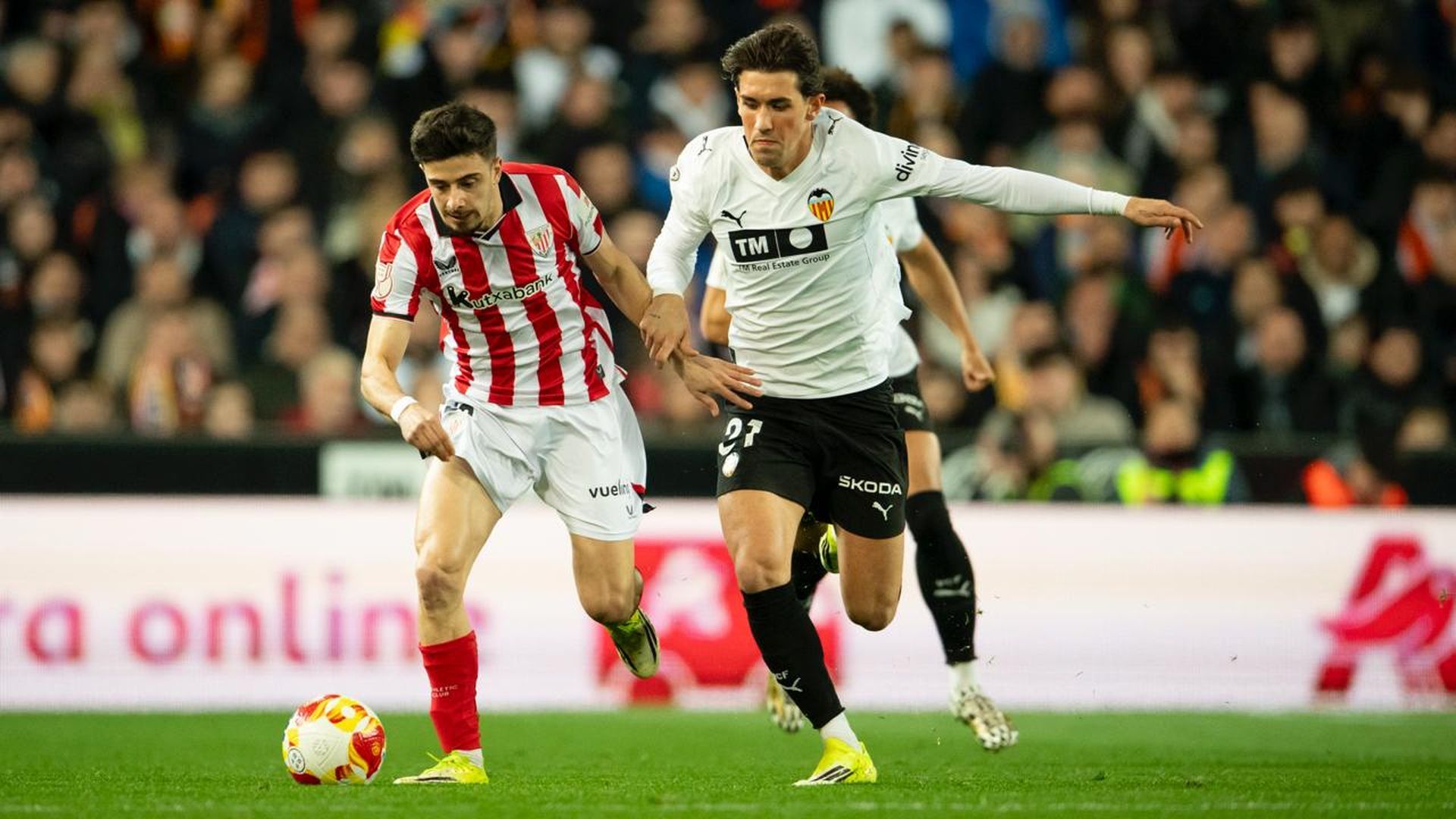 Jesús Vázquez ante el Athletic