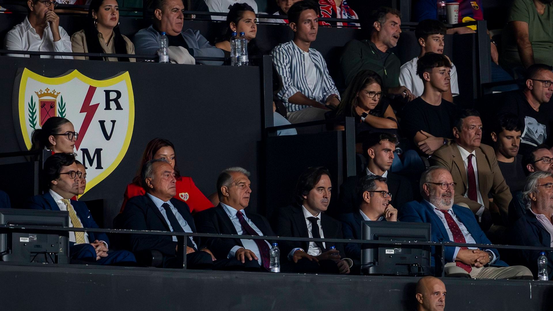 Joan Laporta y Martín Presa en Vallecas