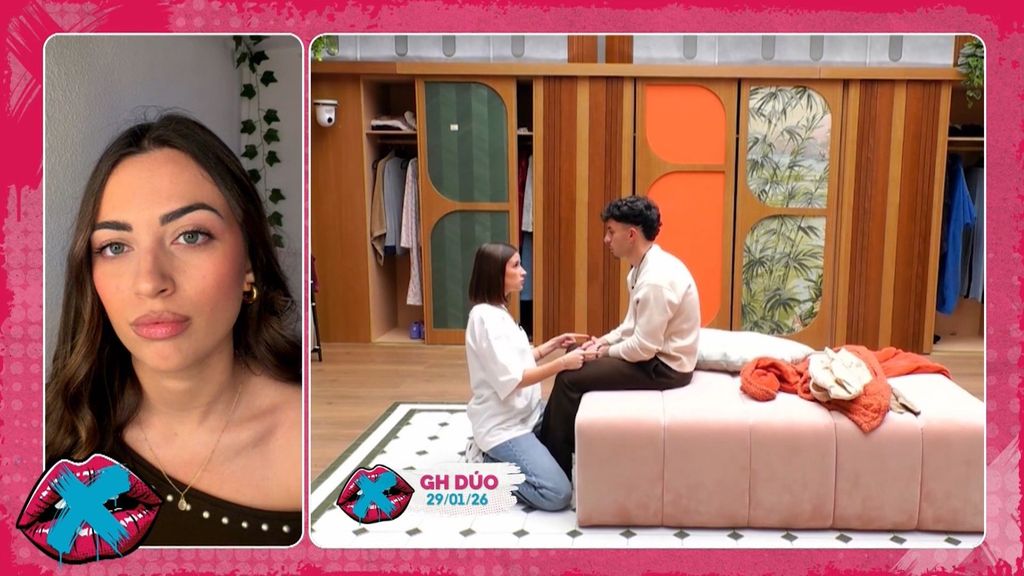 La reacción de Mara al acercamiento en la casa de 'GH DÚO' entre Juanpi y Sandra: "Me sorprende un poco y me sienta mal"
