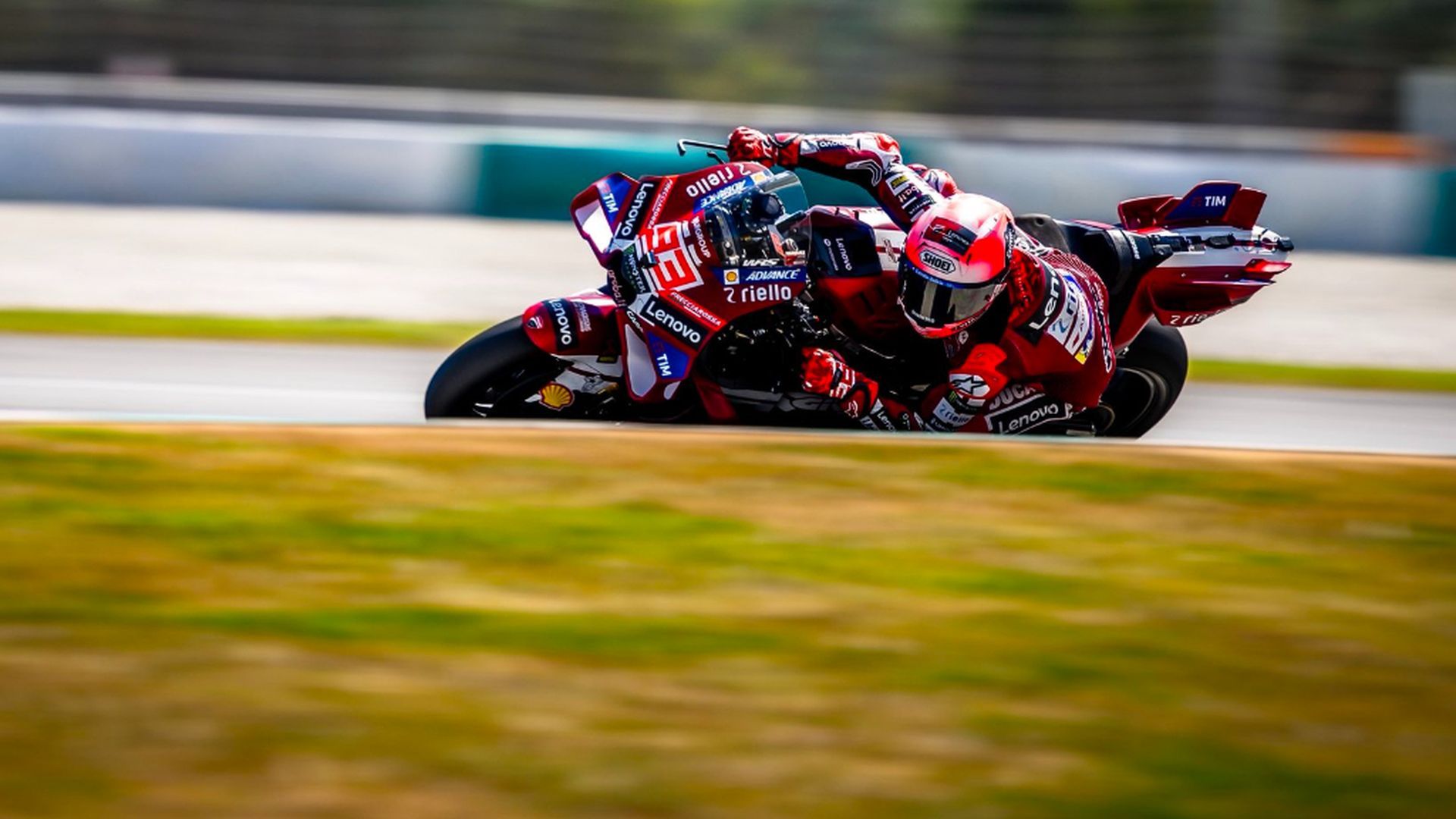 Marc Márquez, en los test de Sepang