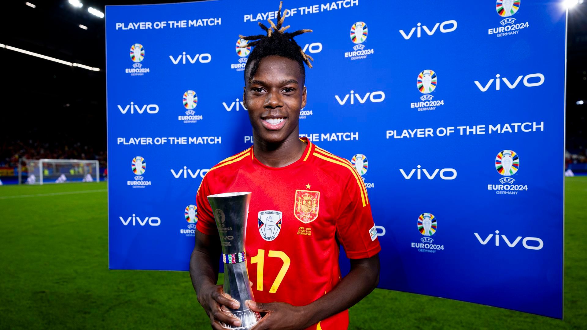 Nico como MVP en la pasada Eurocopa