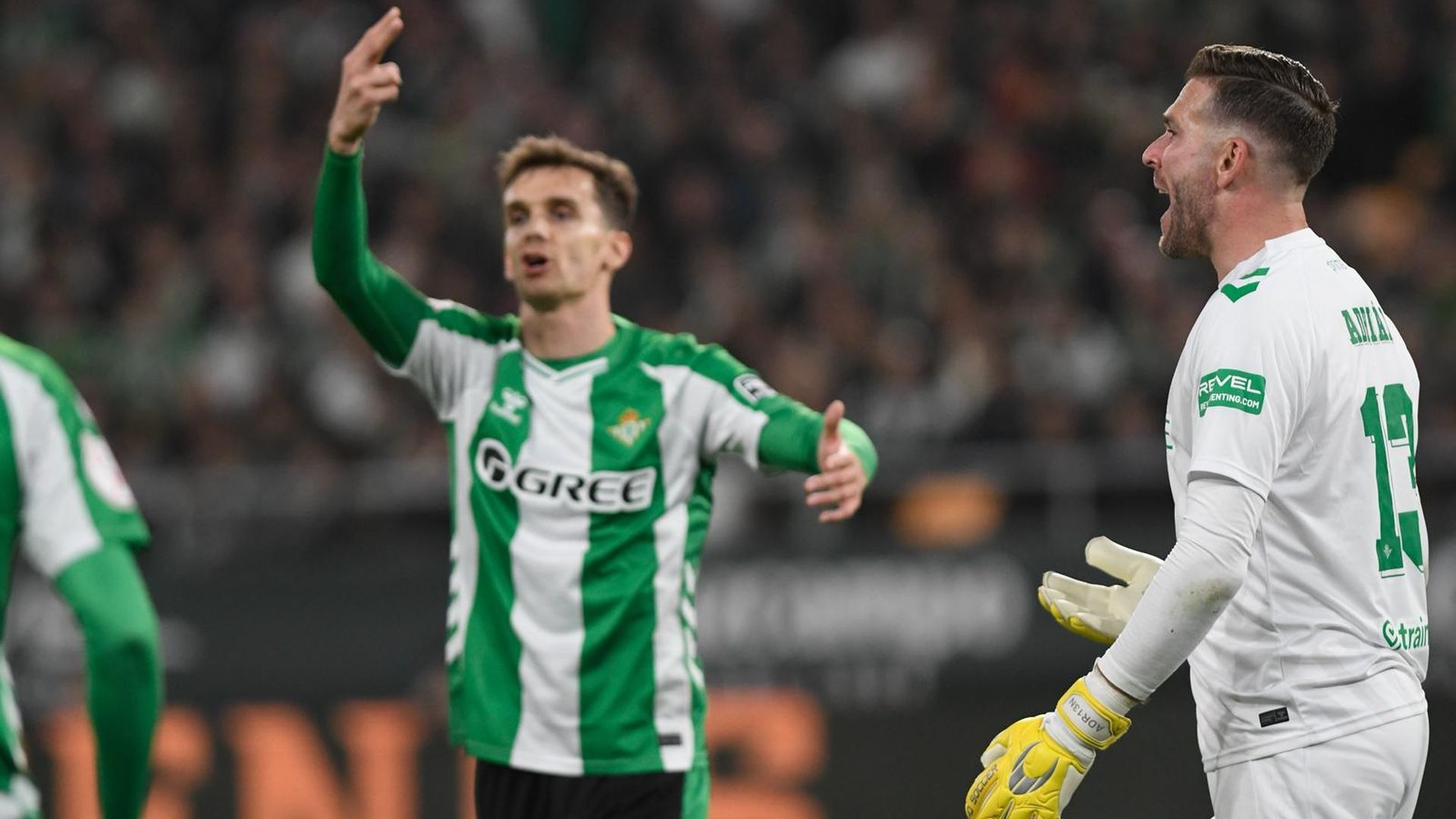 Adrián San Miguel, en el Betis-Atlético de Madrid