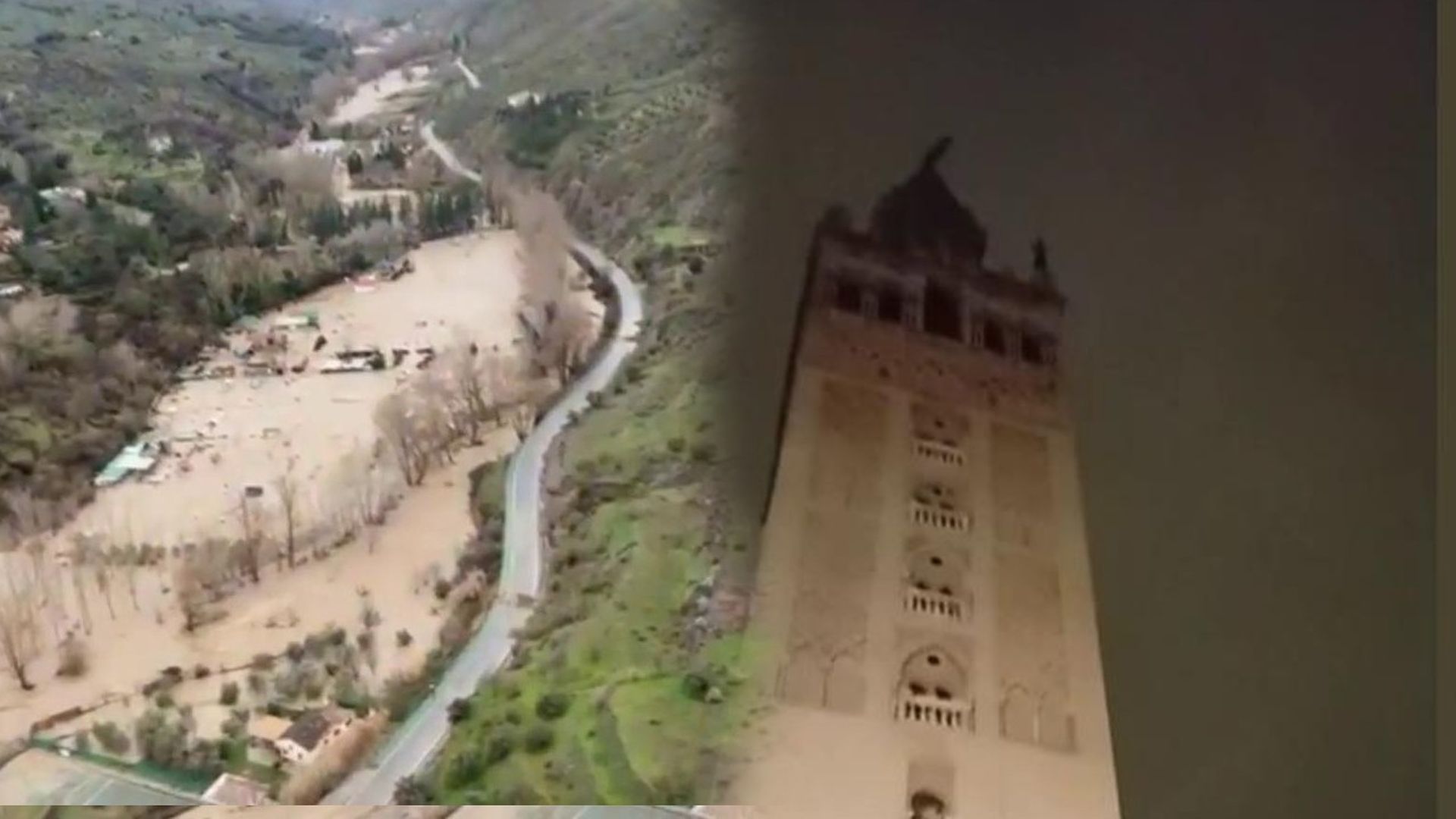 Al menos 400 desalojados en Córdoba: en Sevilla la borrasca Leonardo ataca a la Giralda