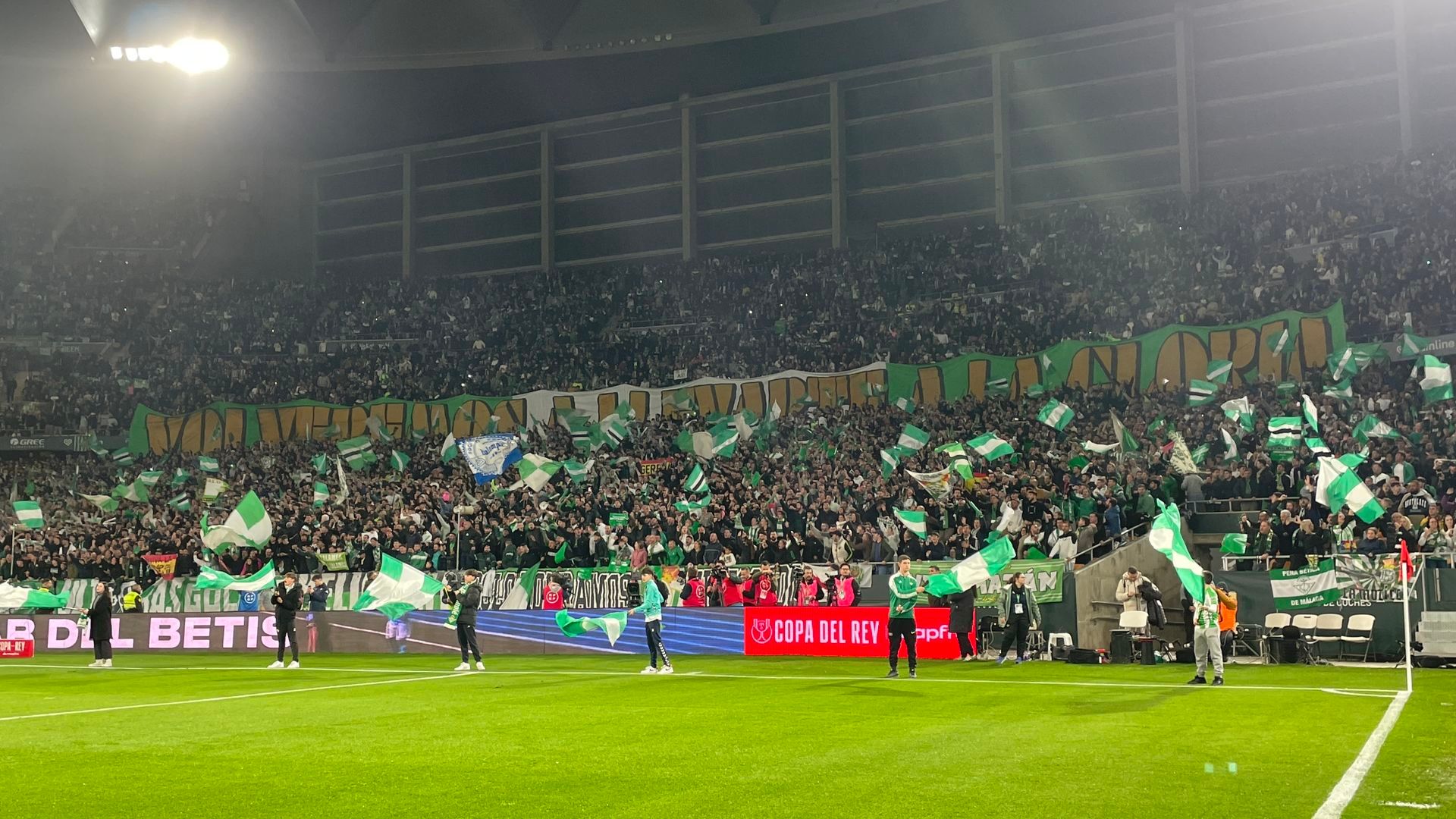 Ambientazo en la previa del Betis-Atlético de Madrid