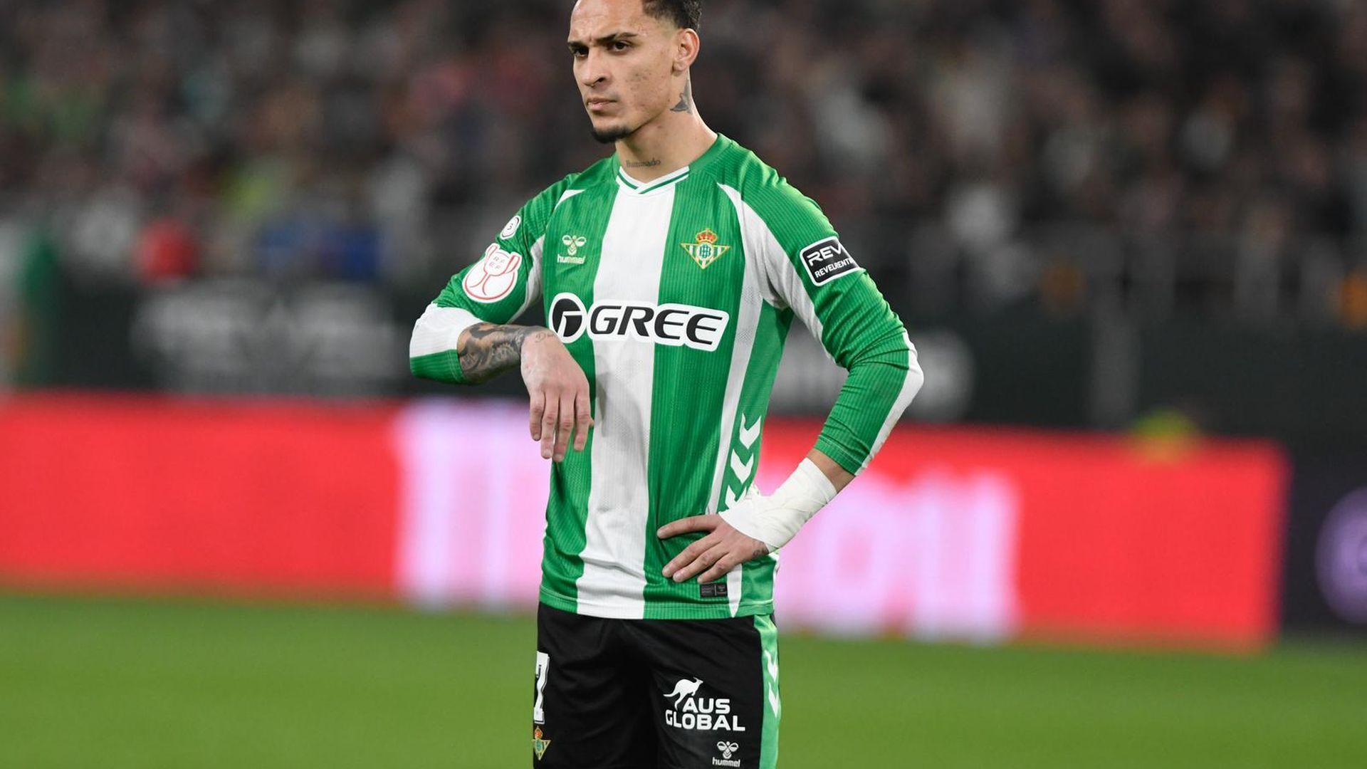 Antony, en el Betis - Atlético de Madrid