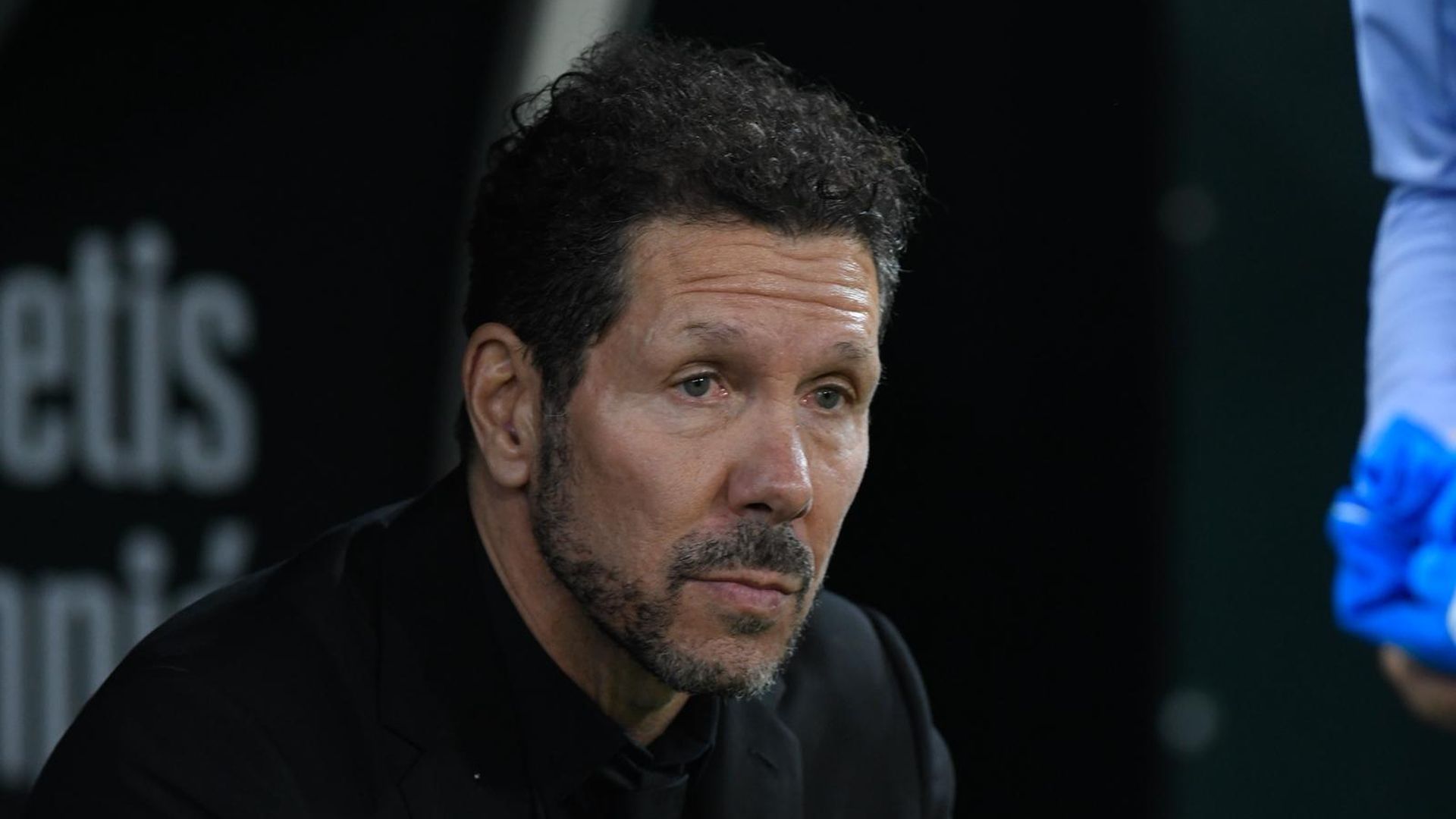 Diego Simeone, en el Betis-Atlético de Madrid.