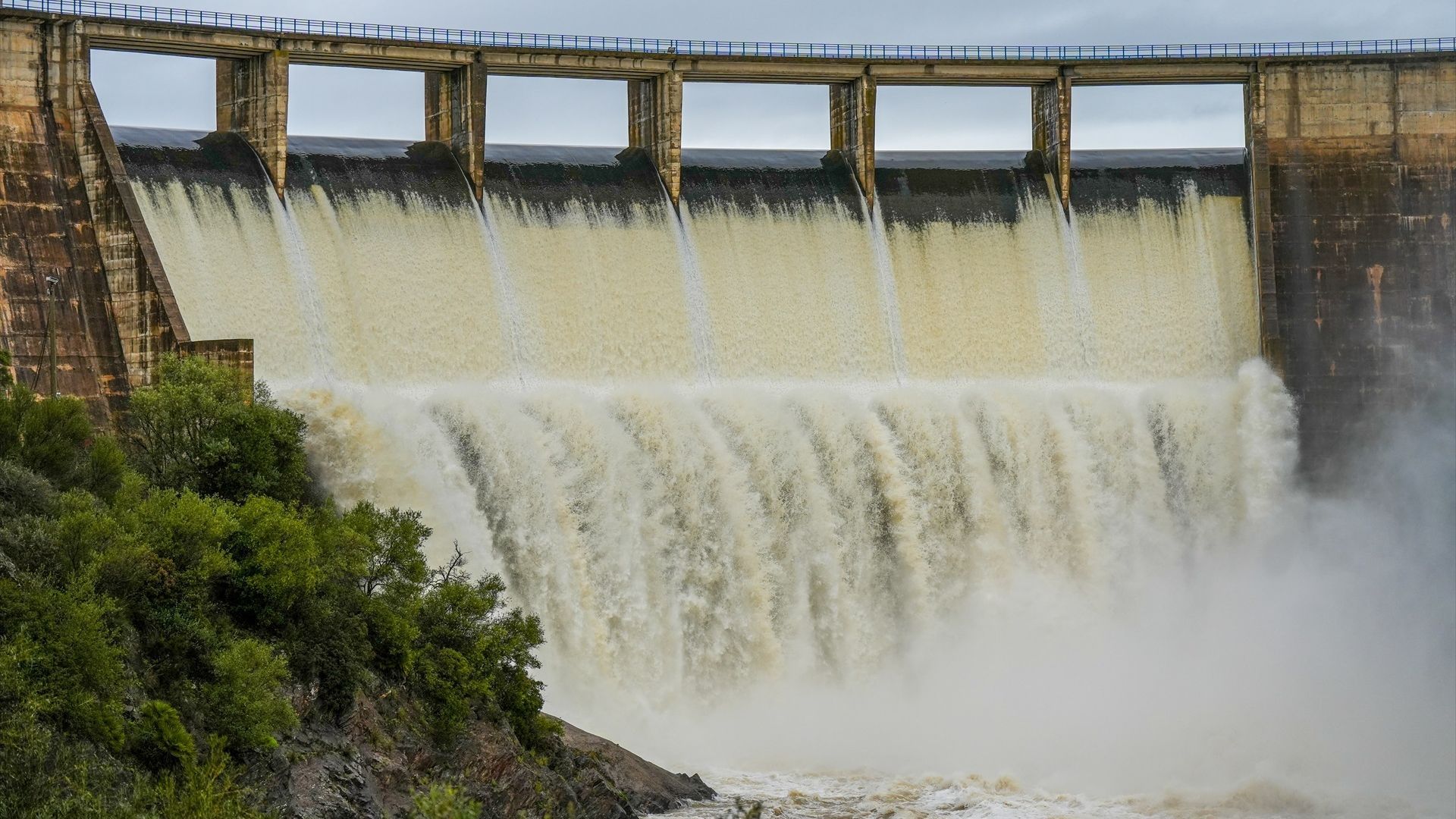 Los embalse en Andalucía bajo vigilancia por riesgo extremo de desbordamiento