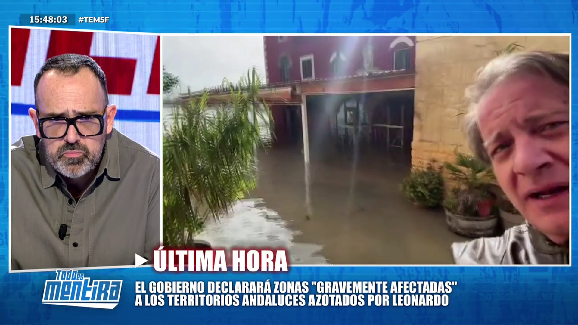 El testimonio de un hostelero afectado por las inundaciones en Andalucía: "No es la primera vez"