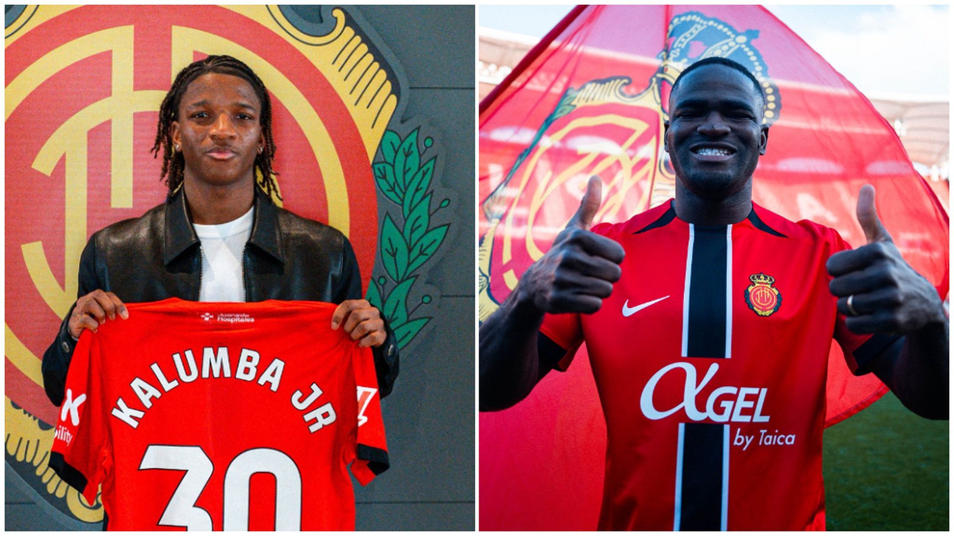 Jules Kalumba y Zito Luvumbo, los nuevos fichajes del Mallorca
