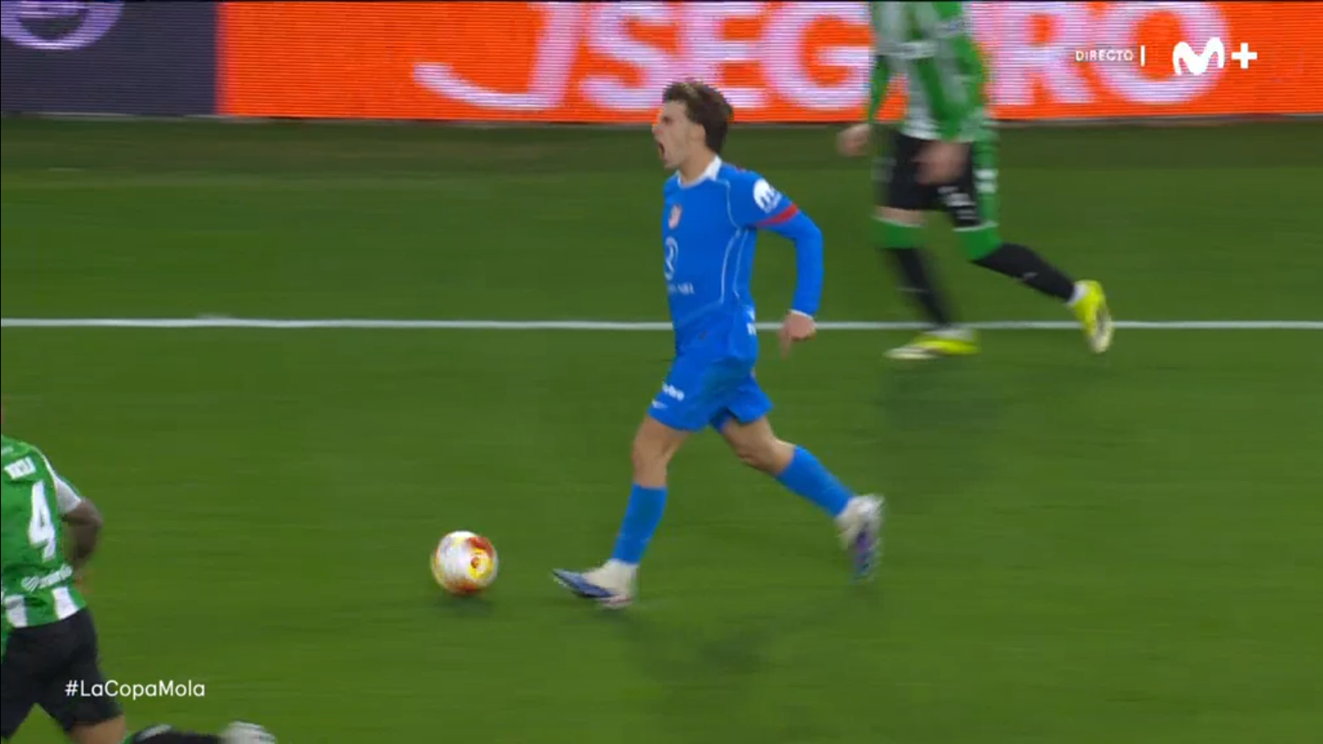 Lesión de Pablo Barrios en el Betis-Atlético de Copa