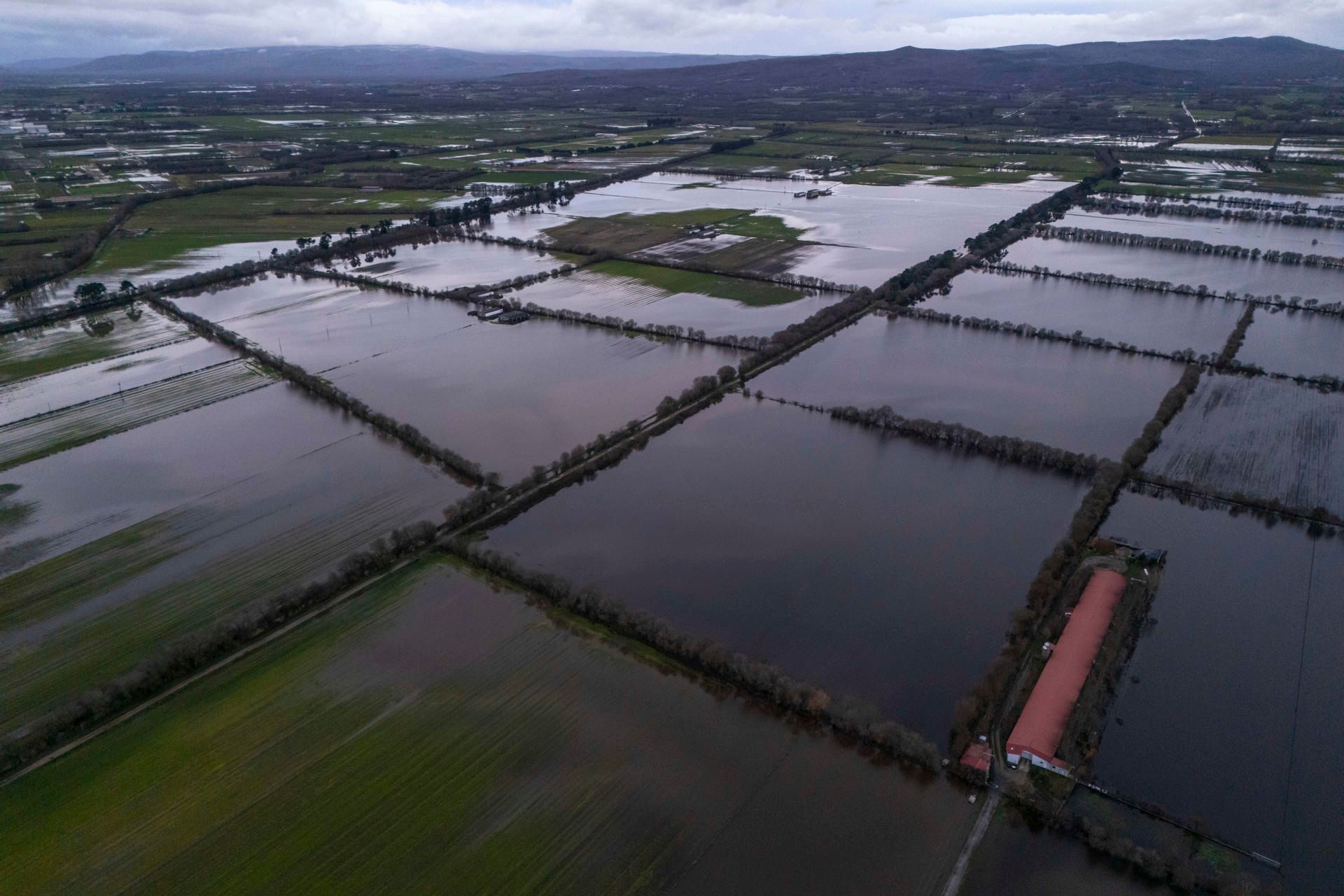 Los estragos de la borrasca Leonardo en la península, en imágenes