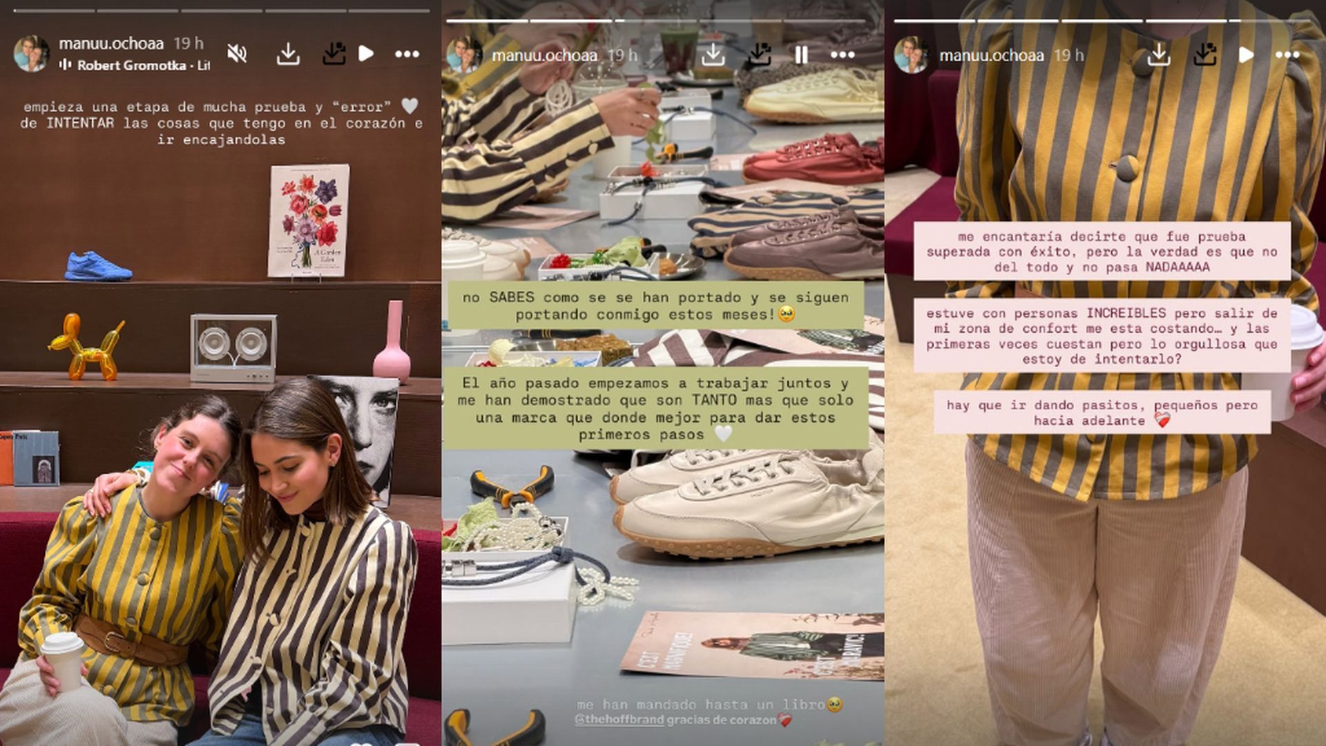 Manuela vuelve al trabajo