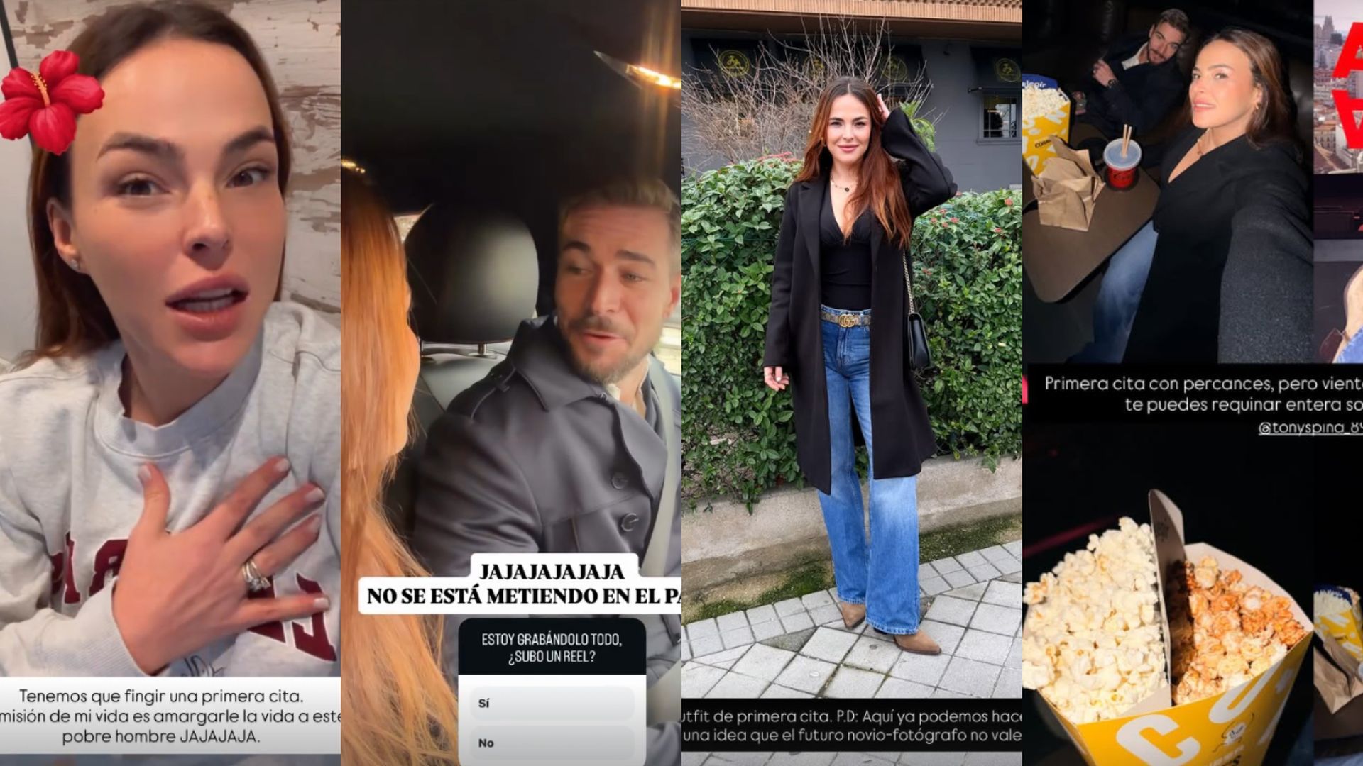 Marta Peñate y Tony Spina fingen su primera cita: "Si fuera una primera cita de verdad pensaría que mañana lo devolveria"