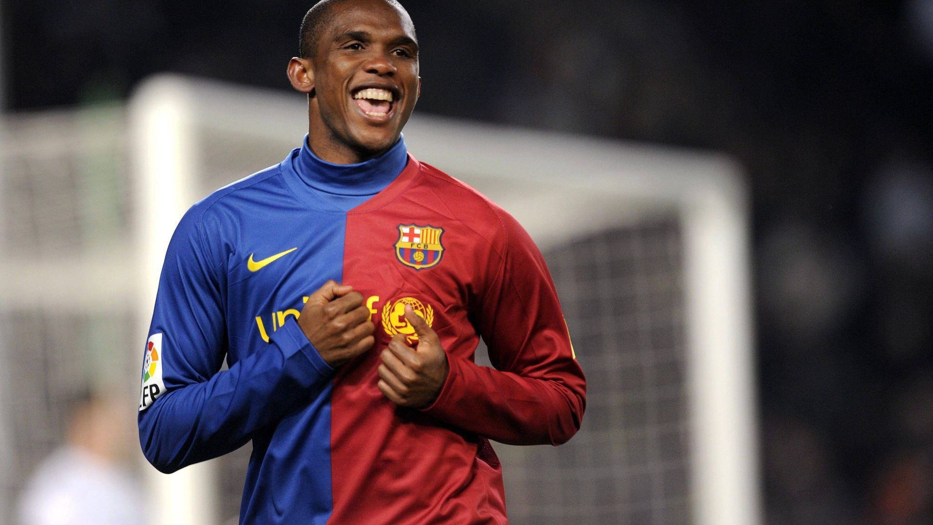 Samuel Eto'o en el Barcelona