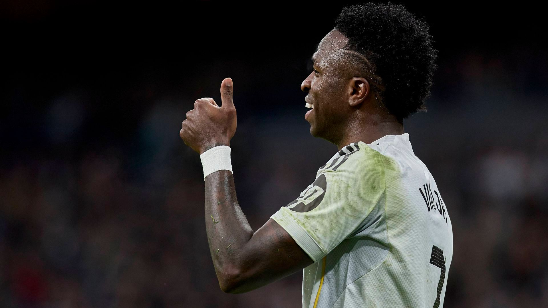 Vinicius en el Bernabéu