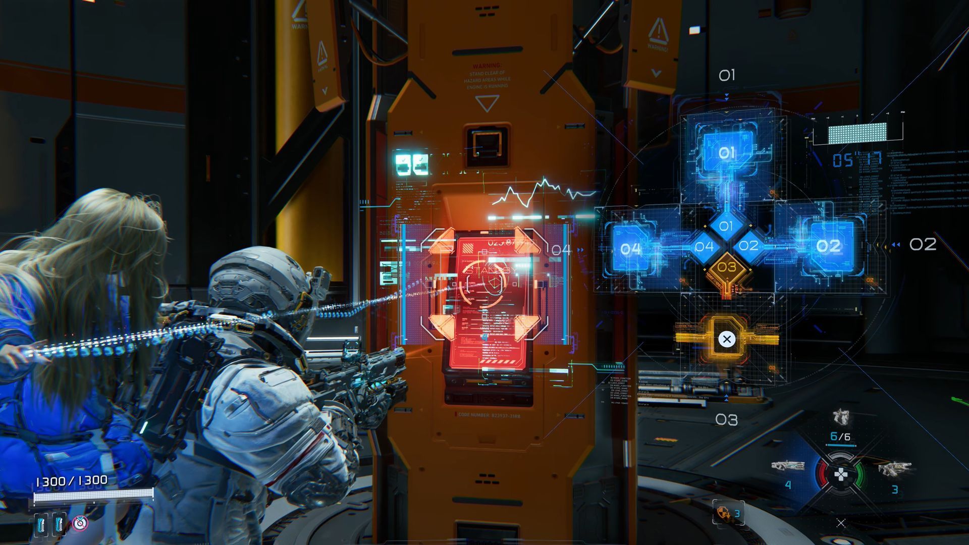 Captura de pantalla de Pragmata