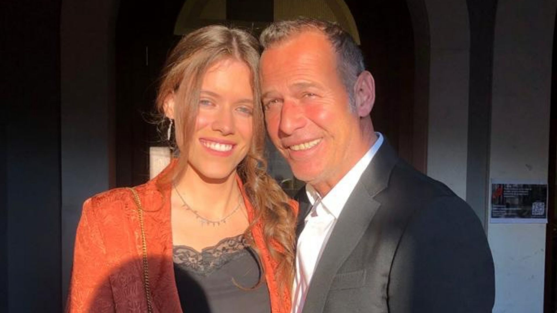 Carlos Lozano y su hija