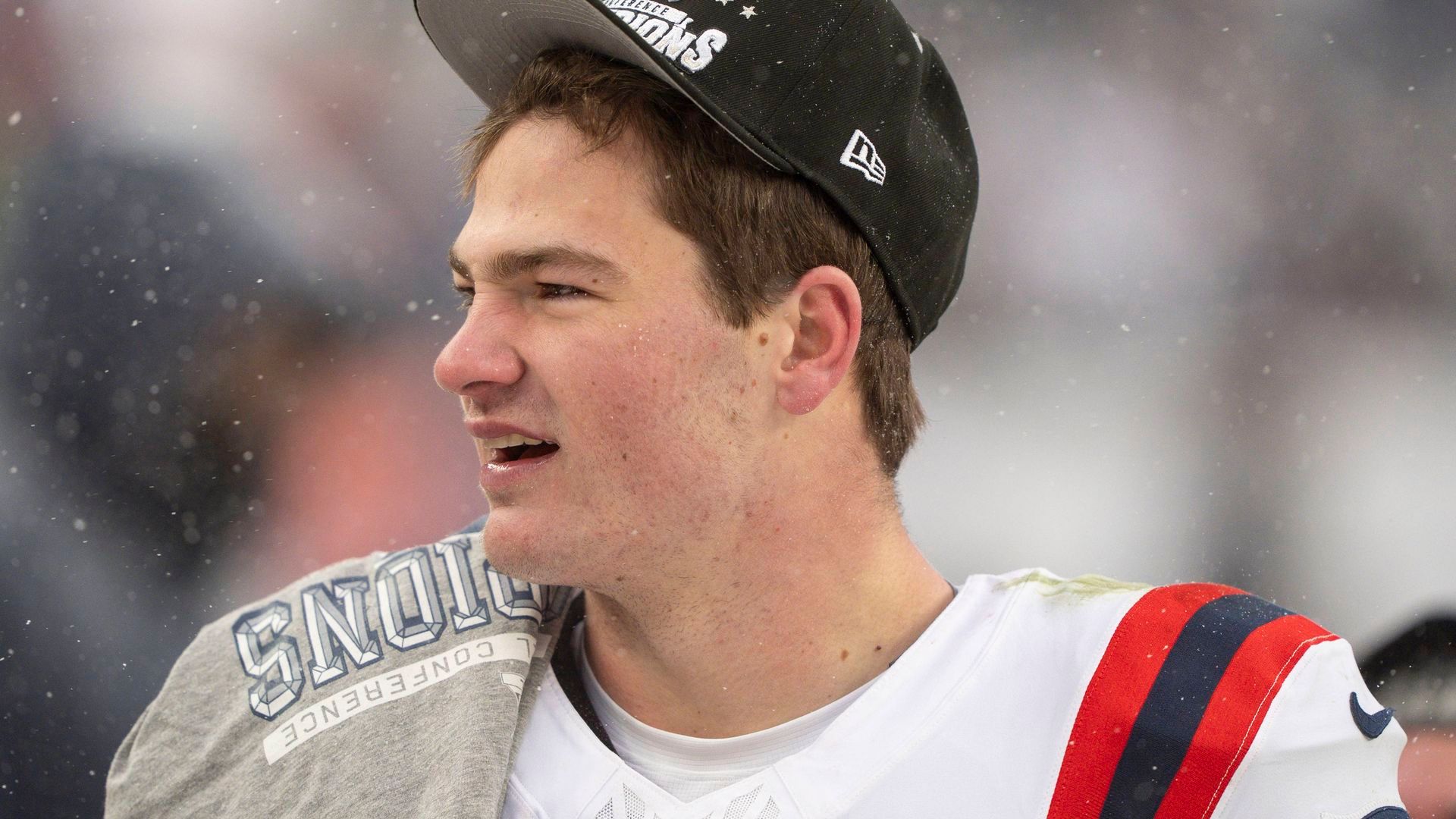 Drake Maye, quarterback de los New England Patriots