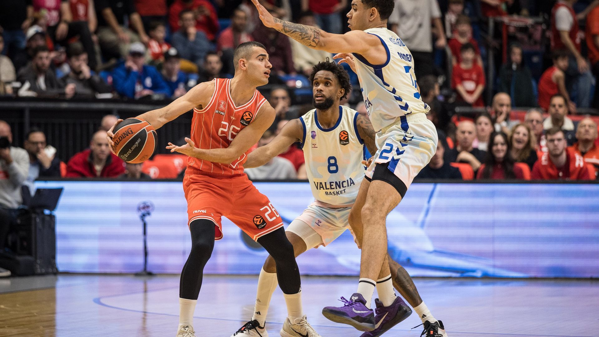 Durísima prueba para Valencia Basket en la pista del Hapoel Tel Aviv Durísima prueba para Valencia Basket en la pista del Hapoel Tel Aviv
