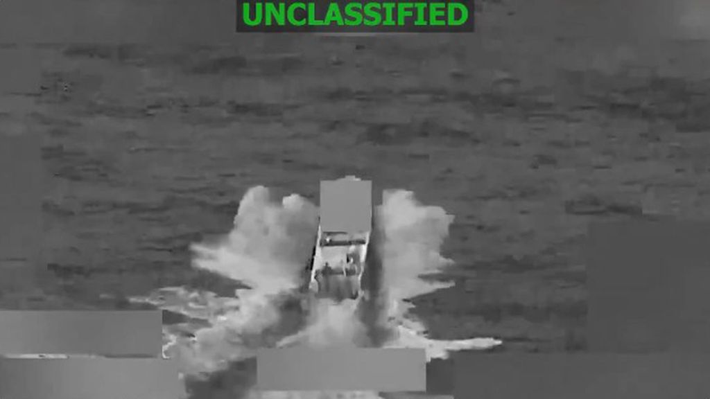 EEUU ataca un buque en aguas del Pacífico