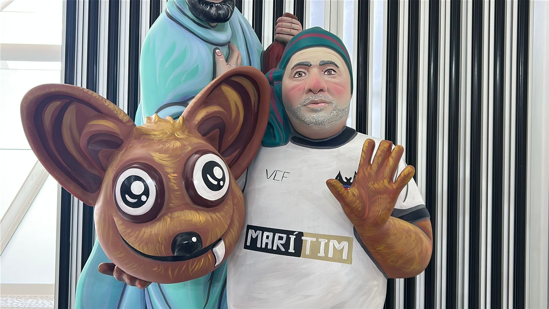 Julián Carabantes, mascota del Valencia CF, homenajeado tras su fallecimiento