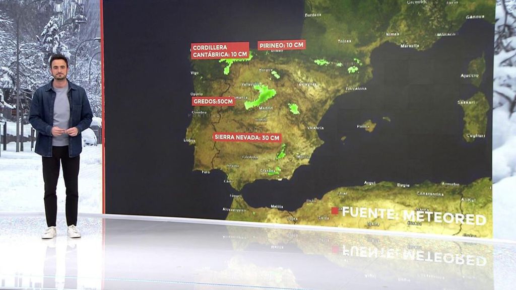 La Comunidad de Madrid activa el aviso amarillo por fuertes nevadas: las zonas más afectadas