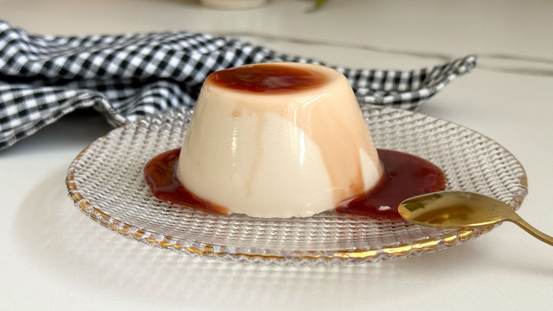 Panna cotta vegana