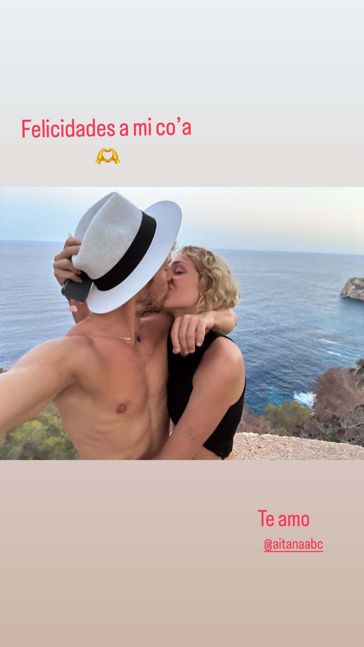 Patrick Criado y su novia