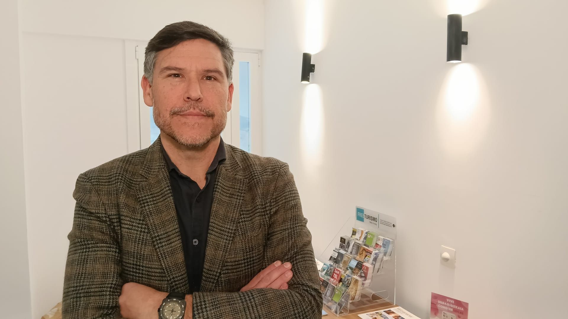 Txema Oteo, hotelero bilbaíno y presidente de la Asociación Destino Bilbao