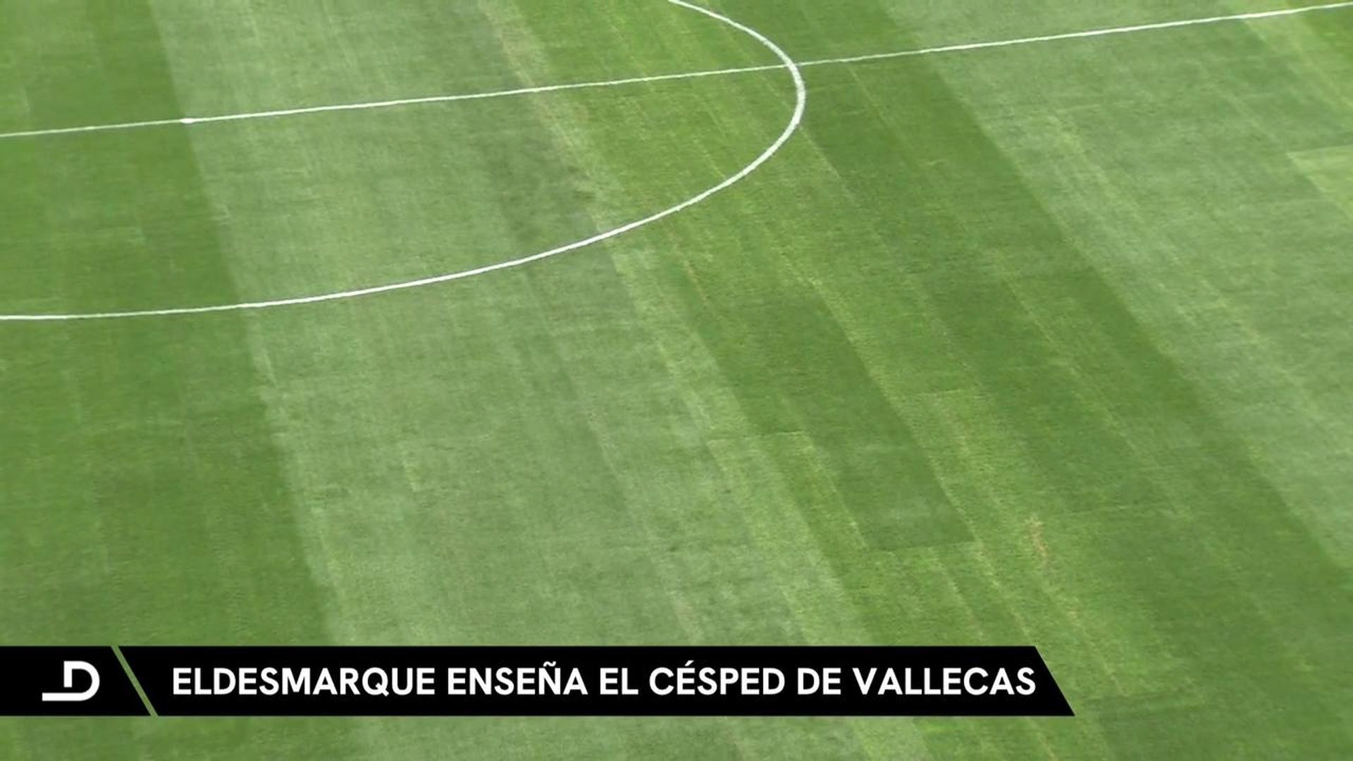 Así está el césped del Estadio de Vallecas