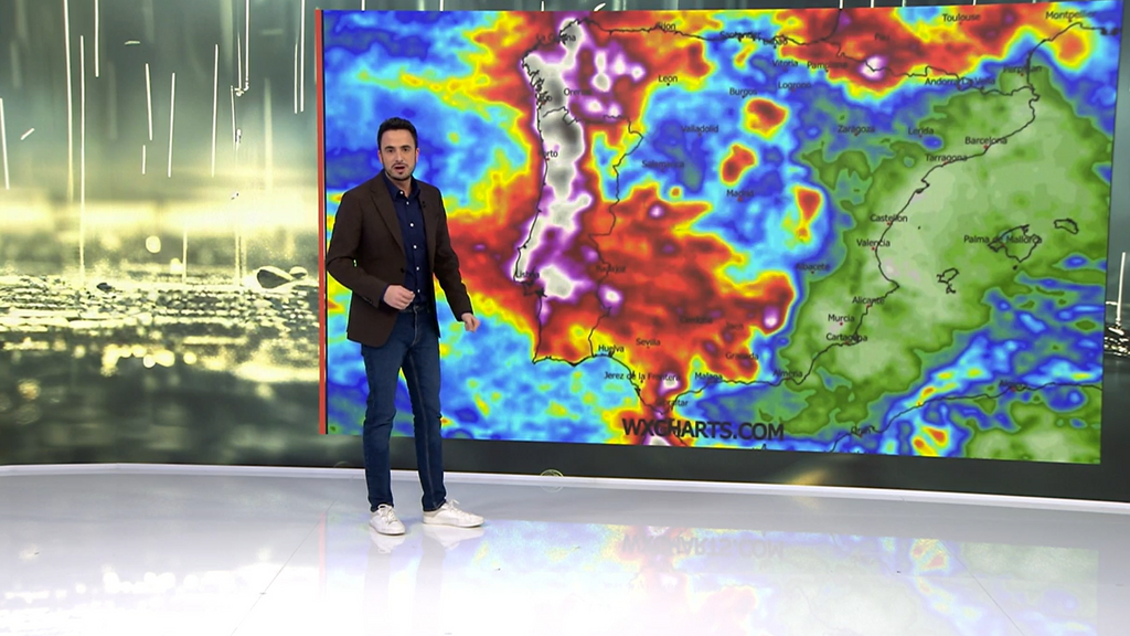 La borrasca Marta trae más nieve y lluvia a zonas saturadas por el agua: "El lunes habrá un deshielo masivo en zonas de montaña"