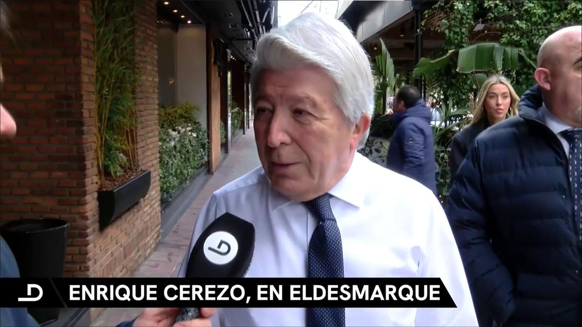 Enrique Cerezo en la previa contra el Betis