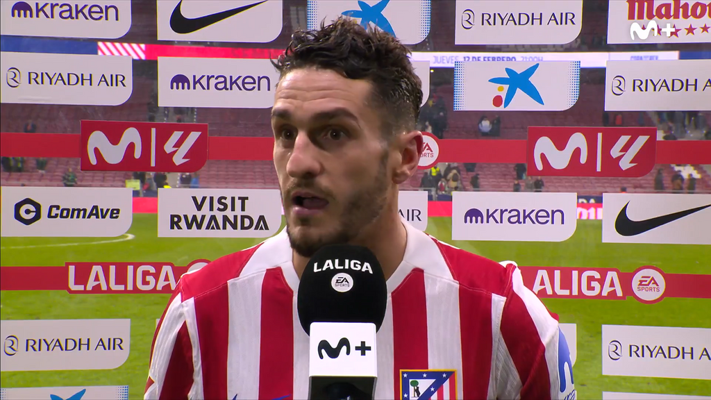 Koke se une a la queja de Griezmann por el césped del Metropolitano: "Necesitamos que esté bien"
