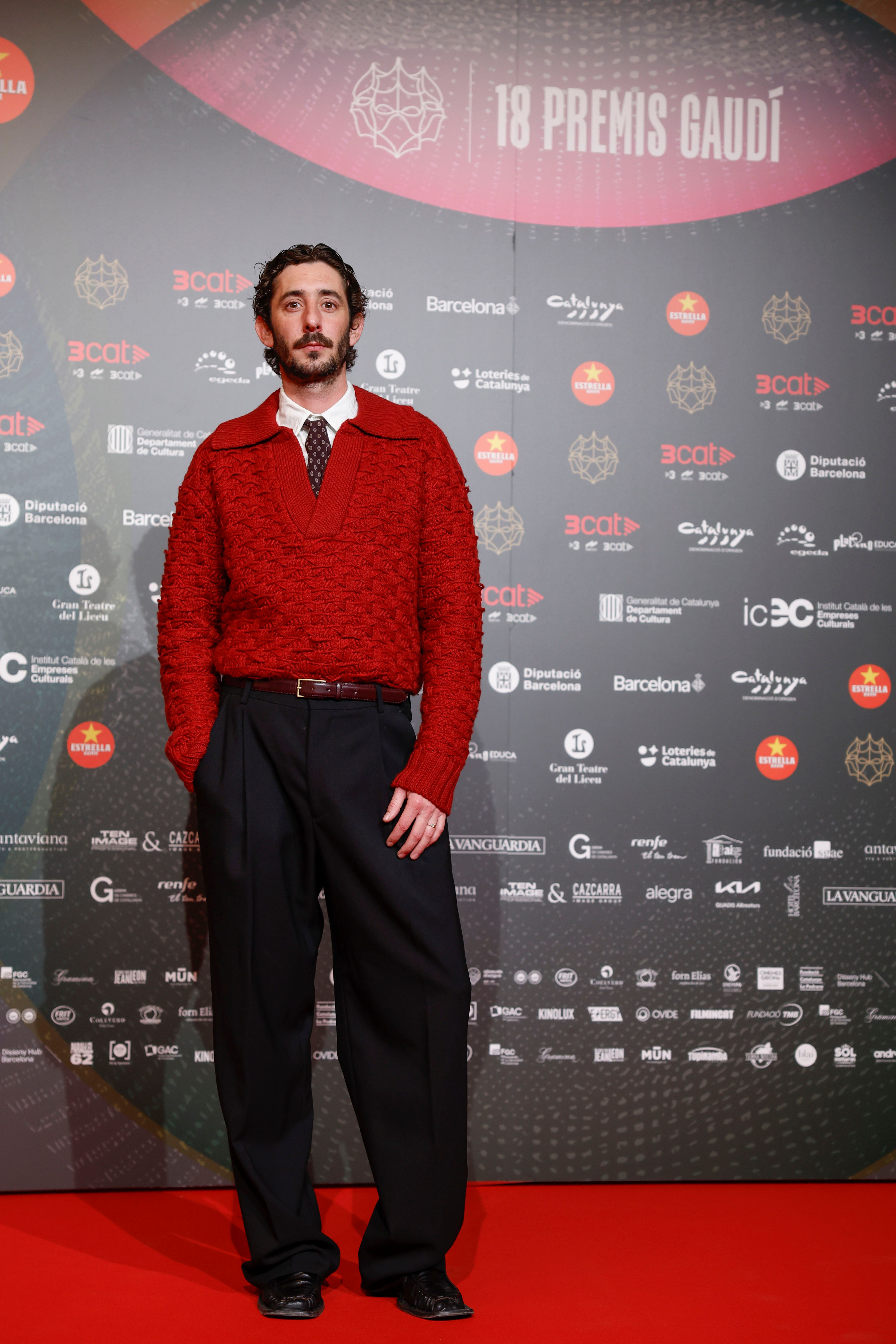 Enric Auquer en la alfombra roja de los Premios Gaudí 2026