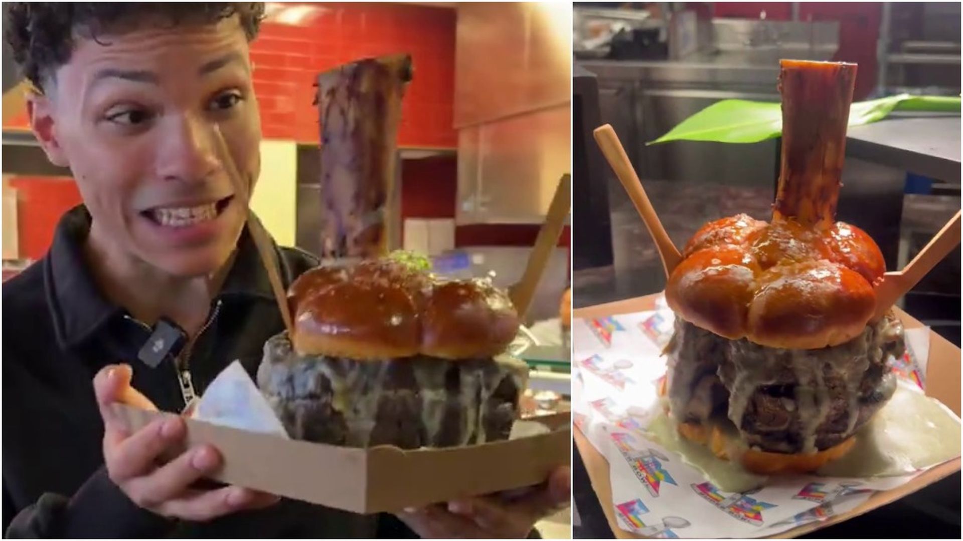 La burger XXL de la Super Bowl, una locura a compartir de 180 dólares