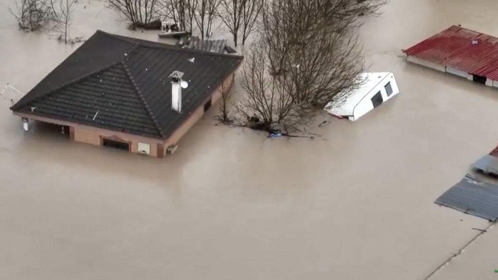 Las devastadoras imágenes del paso de la borrasca Marta por Andalucía