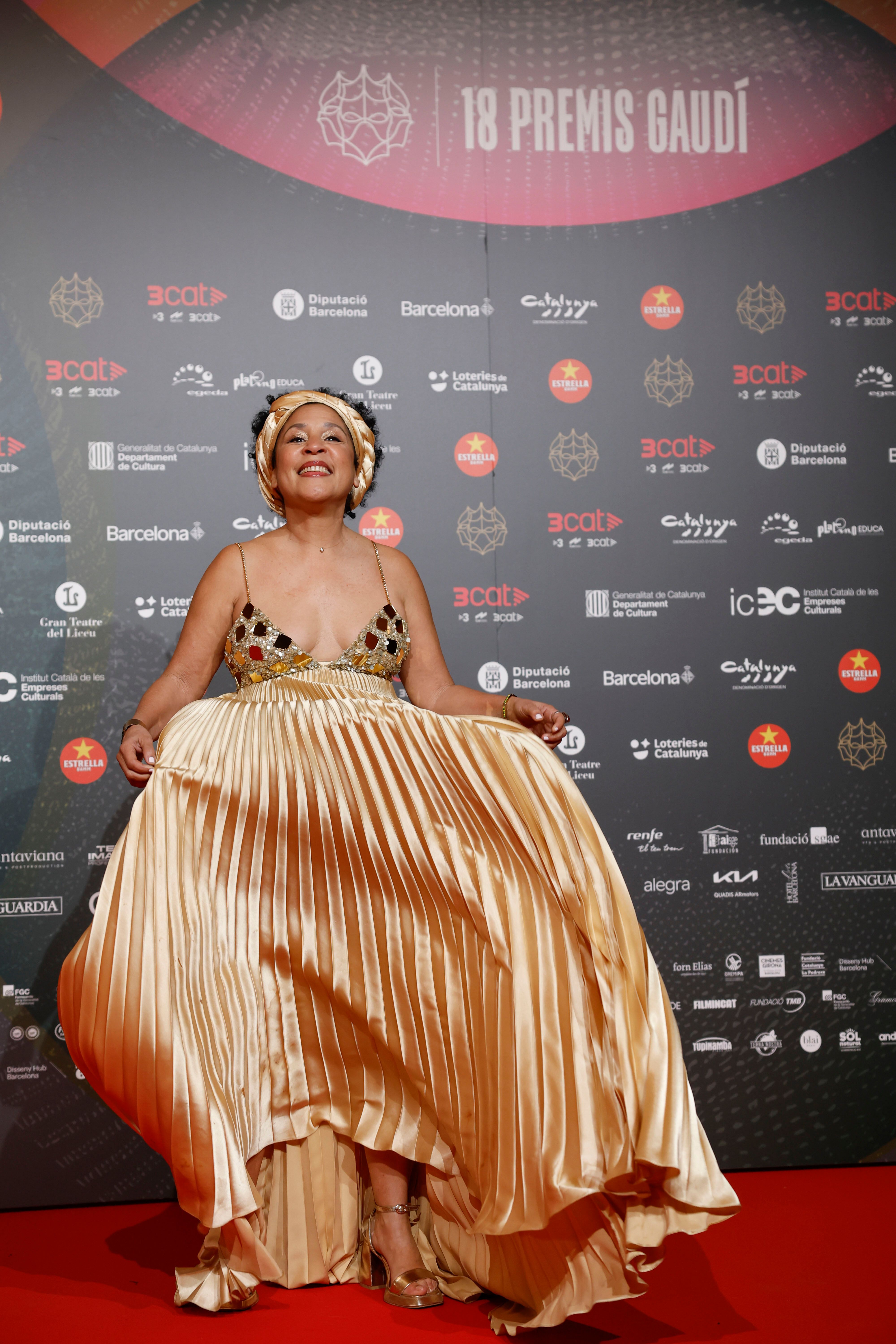 Marieta Sánchez en la alfombra roja de los Premios Gaudí 2026