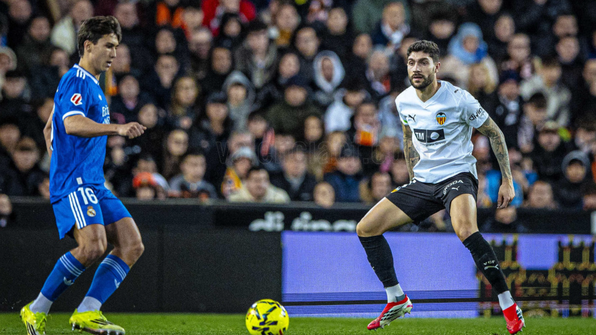 Unai Núñez debuta con el Valencia CF