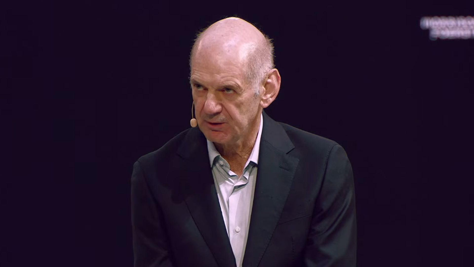 Adrian Newey, en la presentación del AMR26